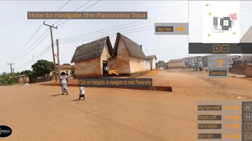 Panorama Tour of Besease Ashanti Shrine